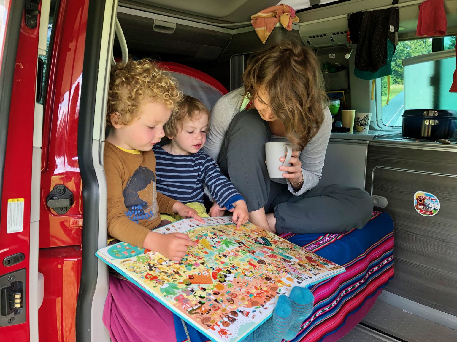 Slowakije - kamperen met kleine kinderen in een campervan
