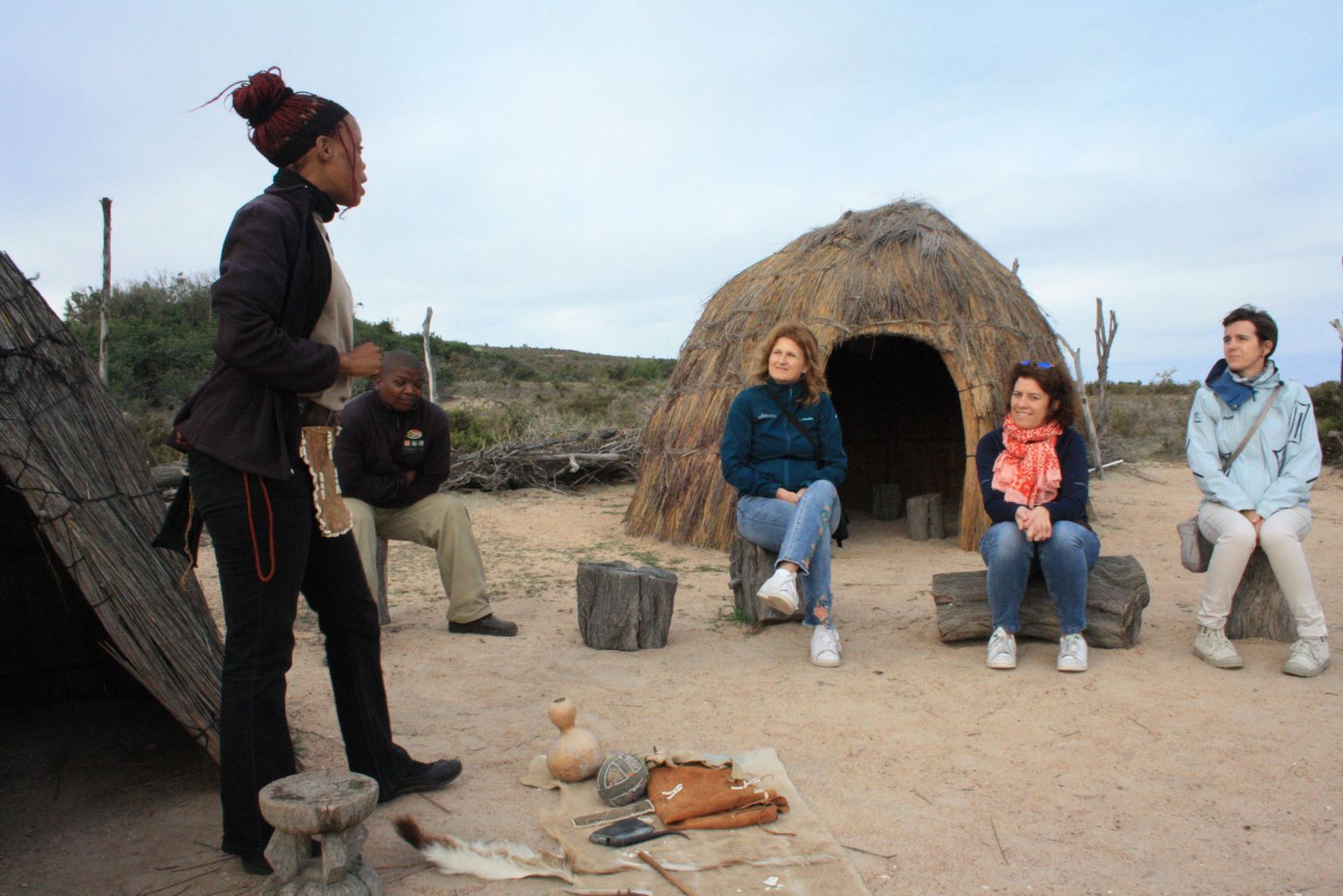 huttendorp san bevolking zuid-afrika
