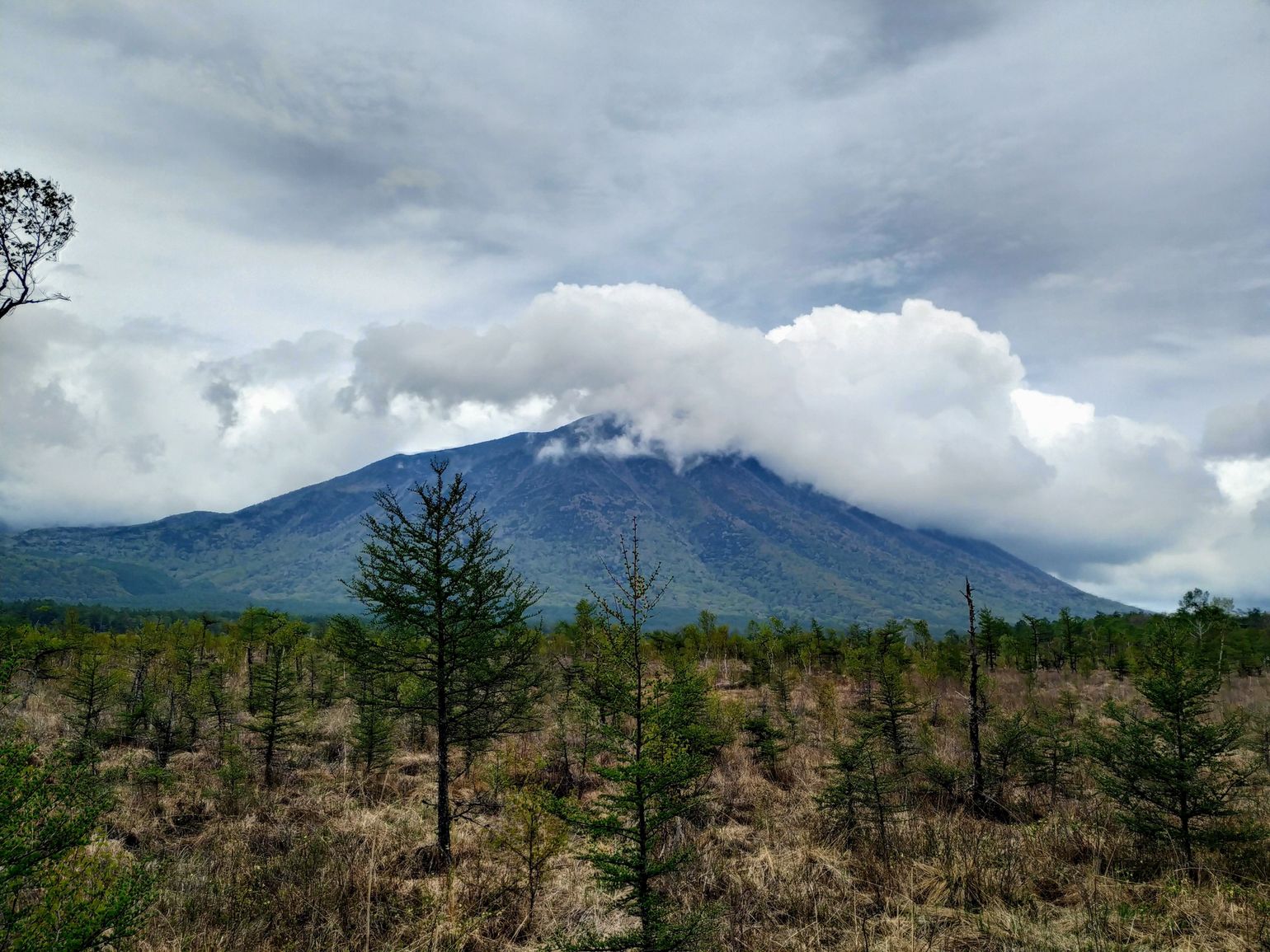 Mount Nantai in Nikko Japan