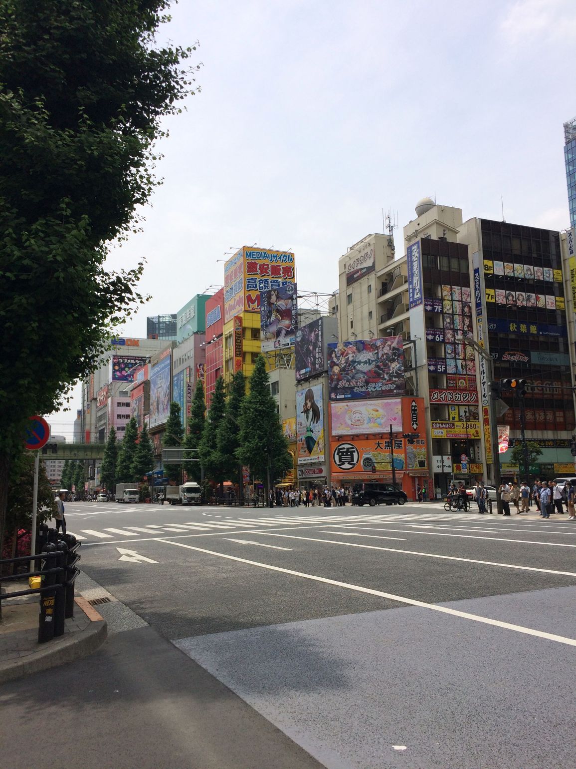 De wijk Akihabara in Tokyo Japan
