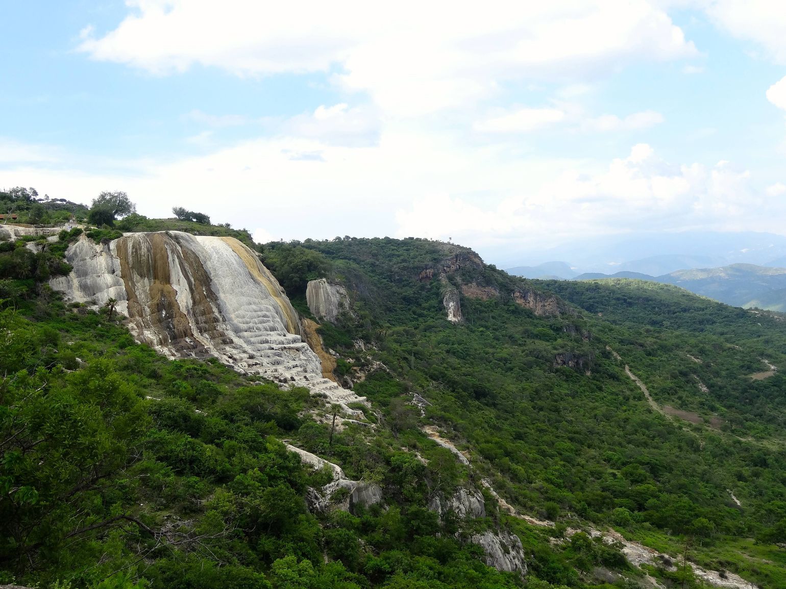 Kalkwaterval in Hierve el Agua, Mexico