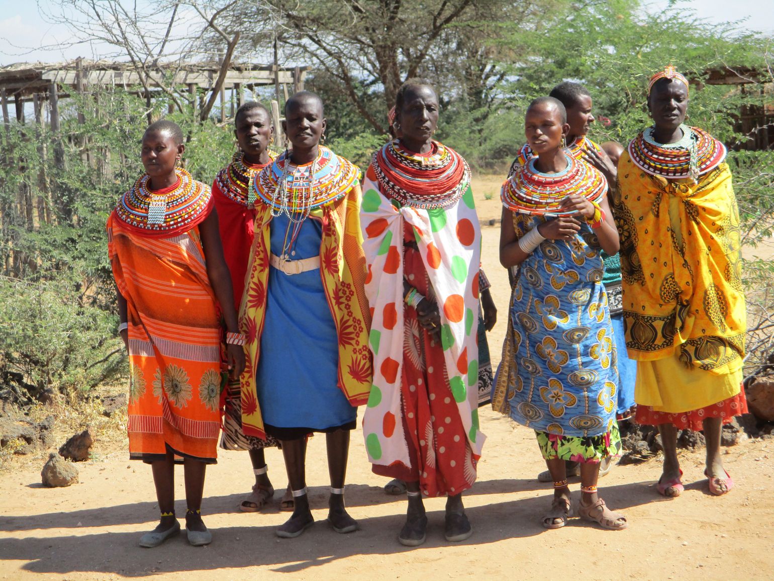 Samburu-vrouwen in Kenia