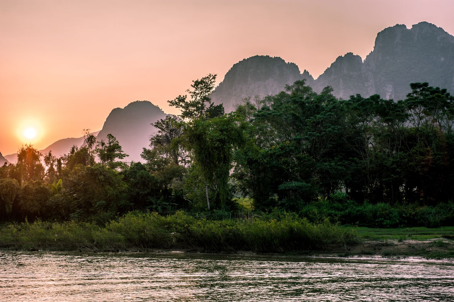 Uitzicht in laos