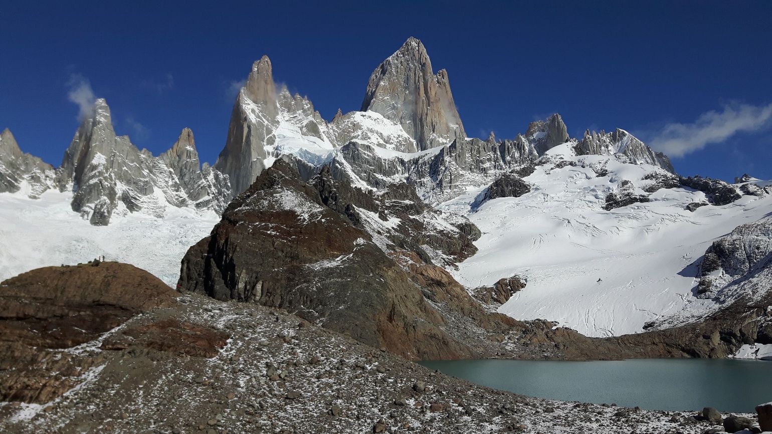 Grillige bergen in Patagonië