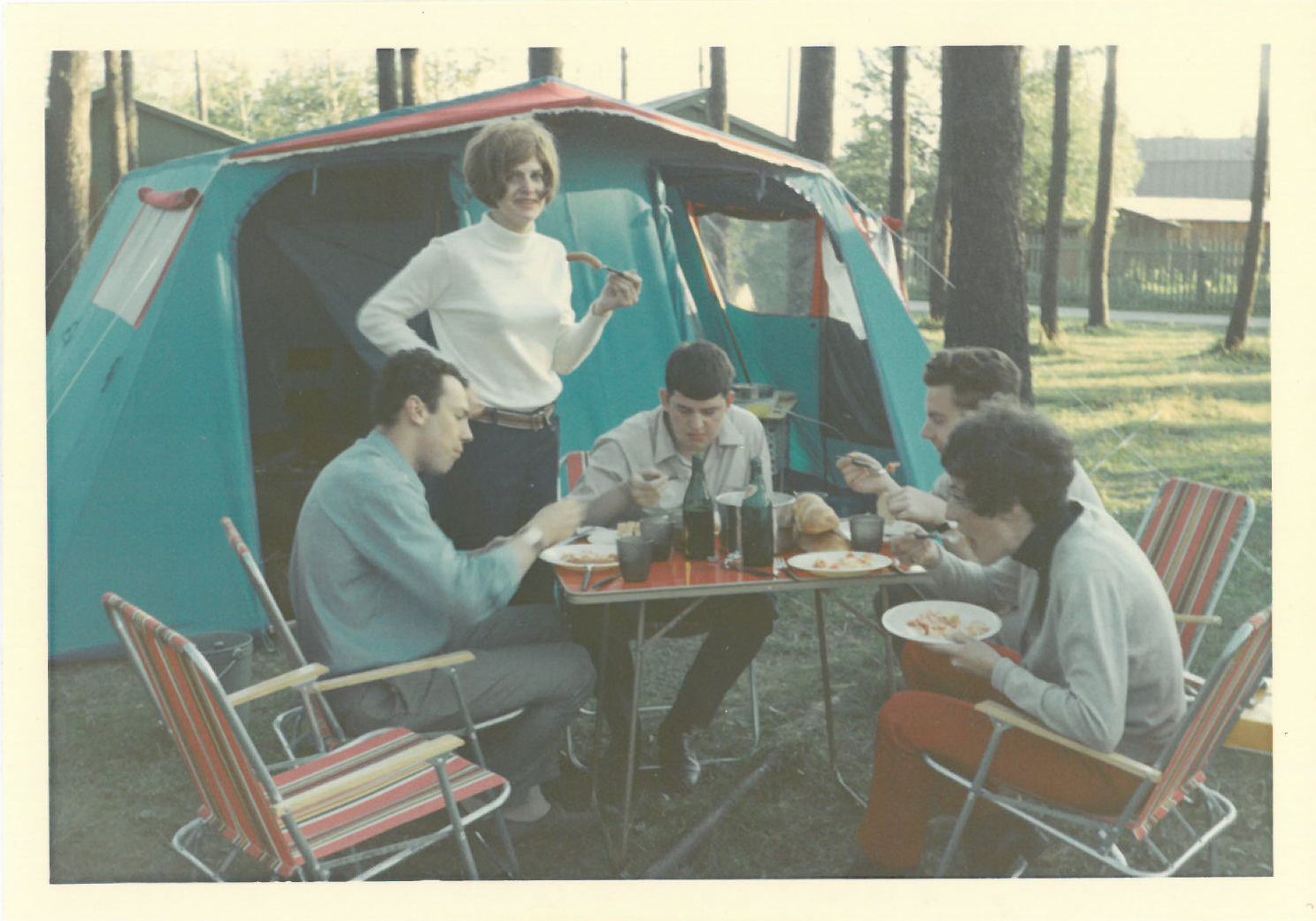 Russisch ontbijt op reis - 1968