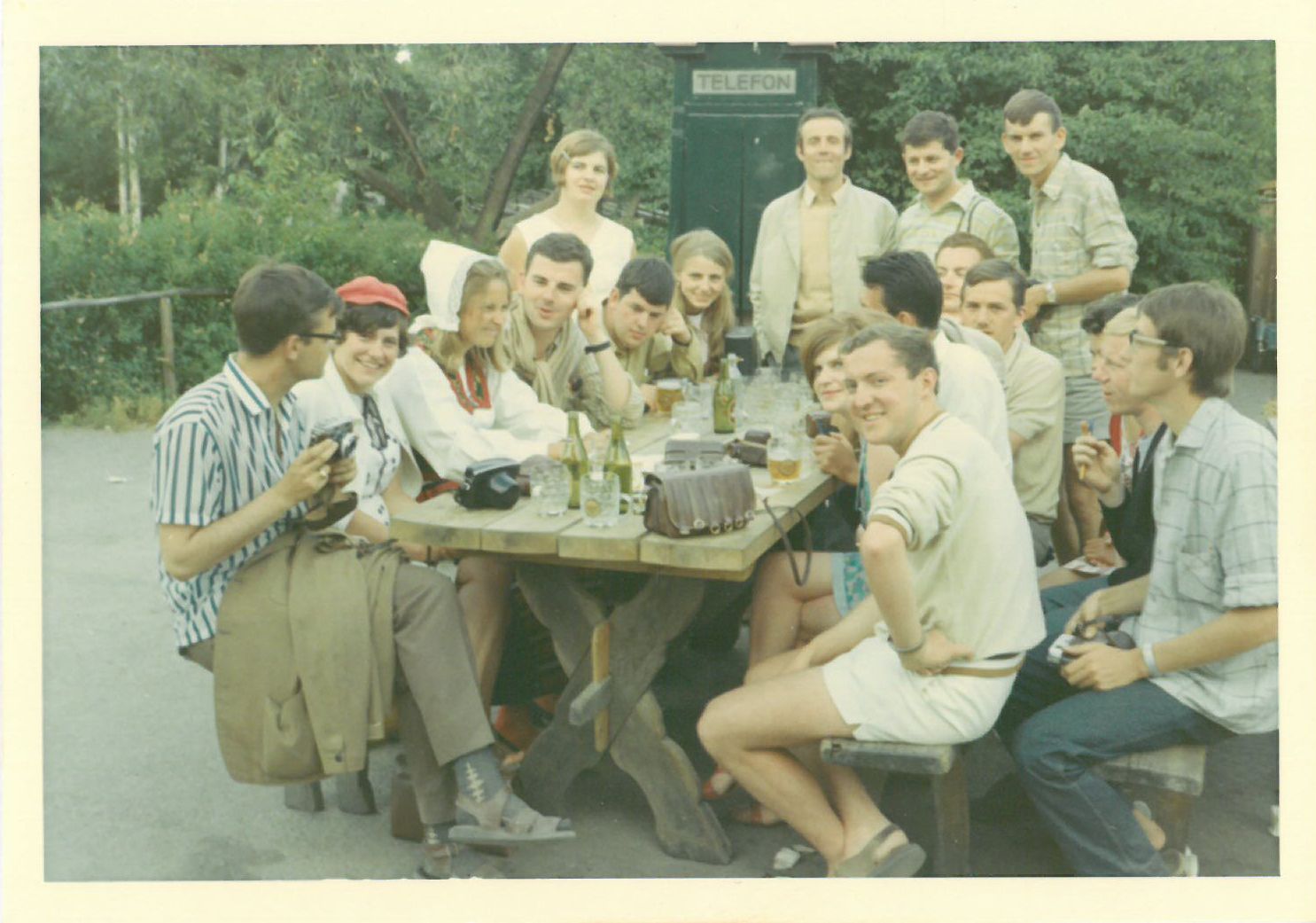 Picknick op reis in Stockholm, 1968