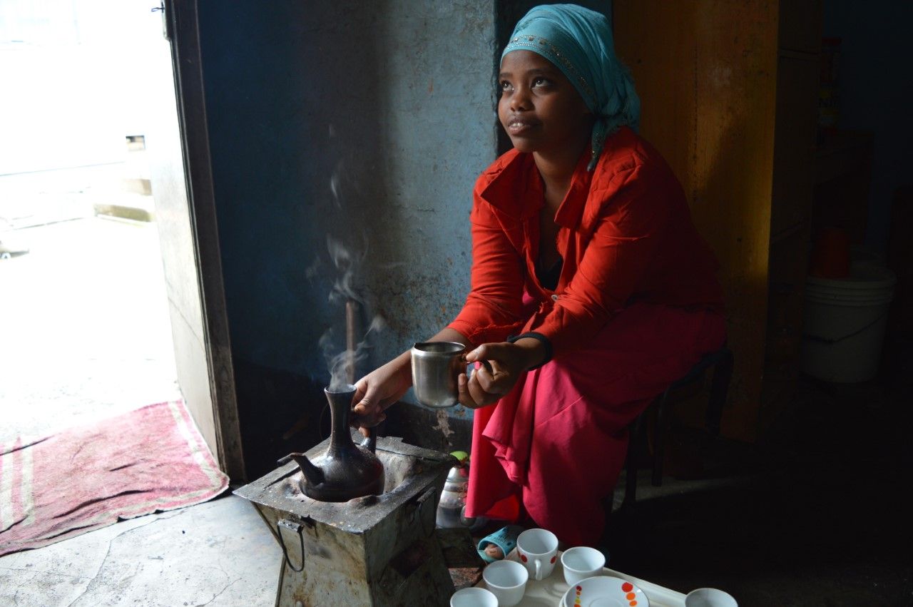 Ethiopië koffie ritueel Afrika