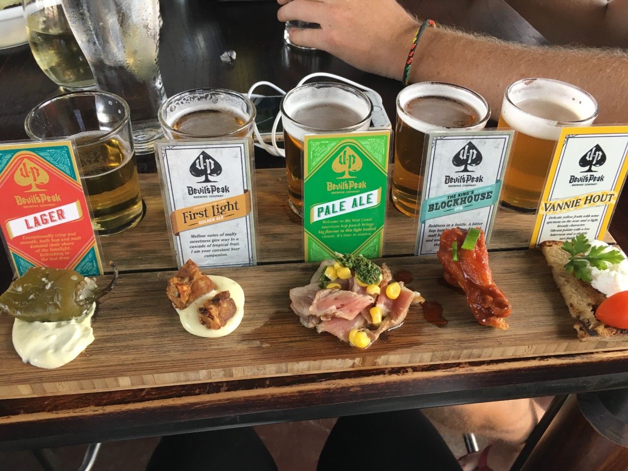 micro brewery bierbrouwerij Zuid-Afrika food-pairing