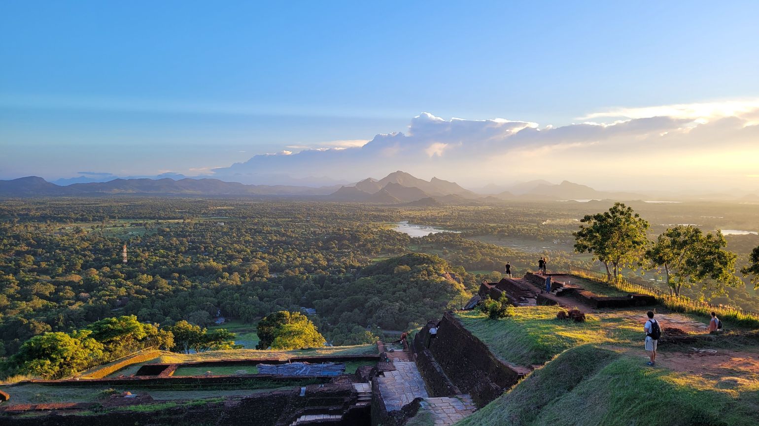 Sigiriya zonsondergang