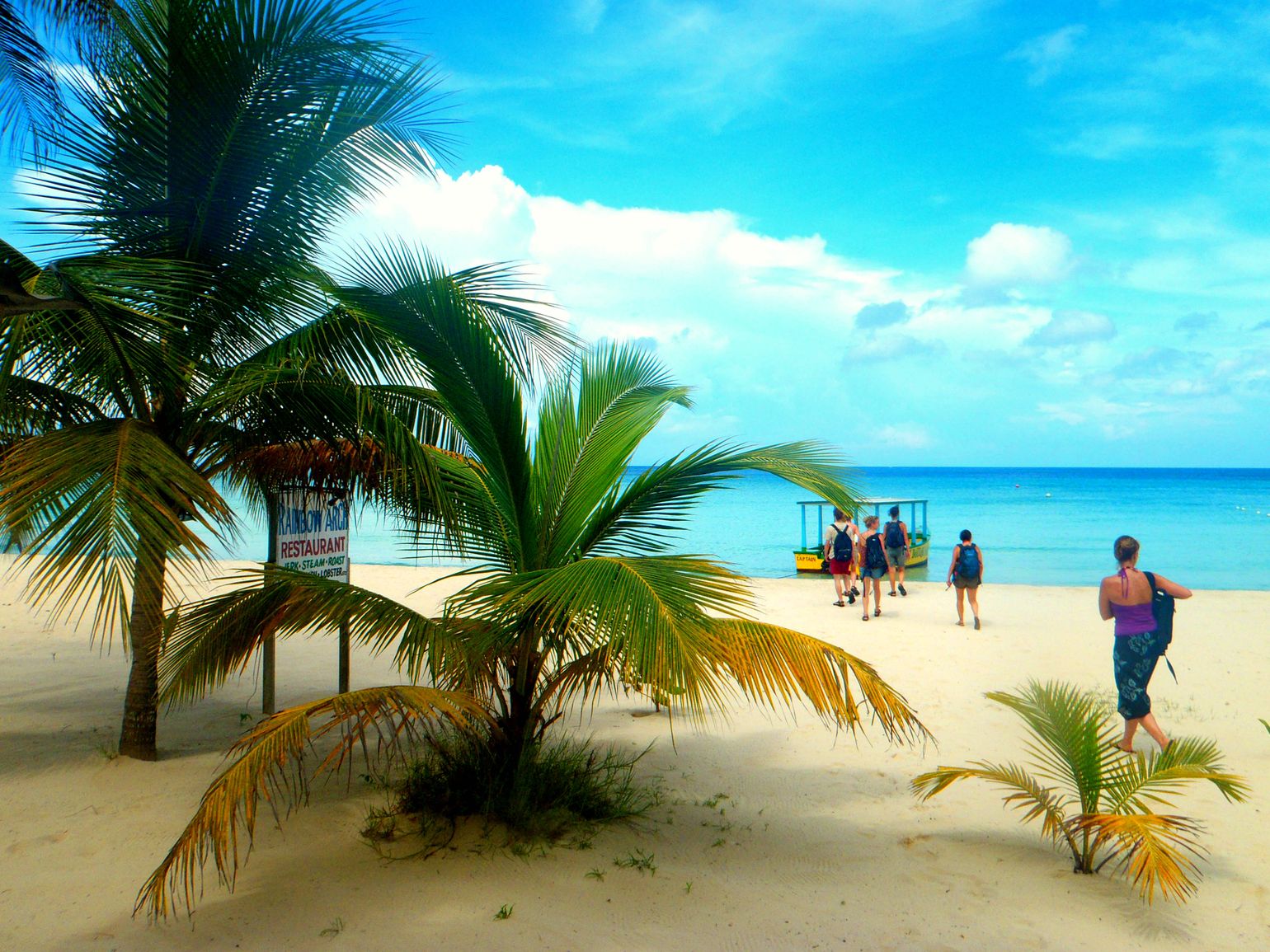 Strand in Negril tijdens rondreis Jamaica