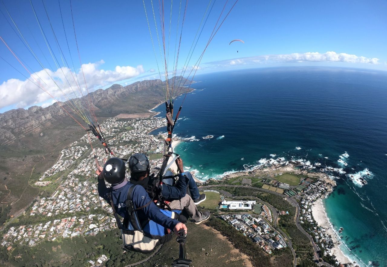 paragliden in Kaapstad