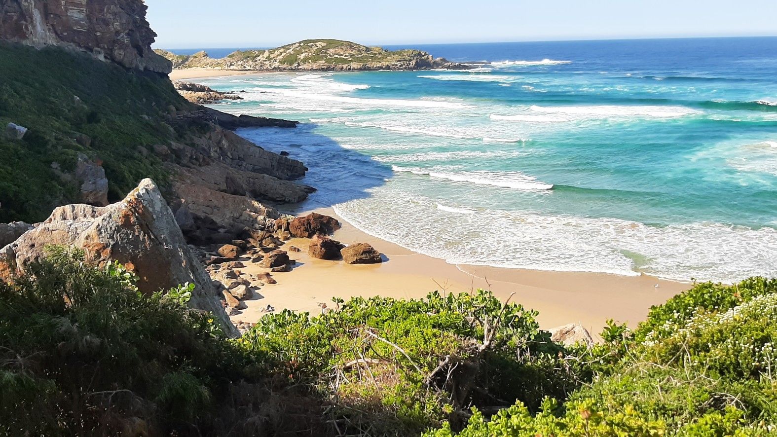 Robberg hike in Zuid-Afrika