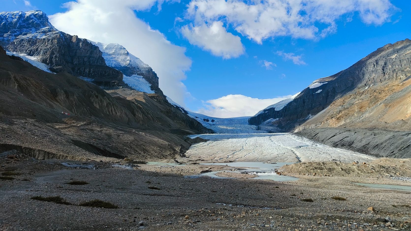 Athabasca gletsjer wandelen West-Canada 