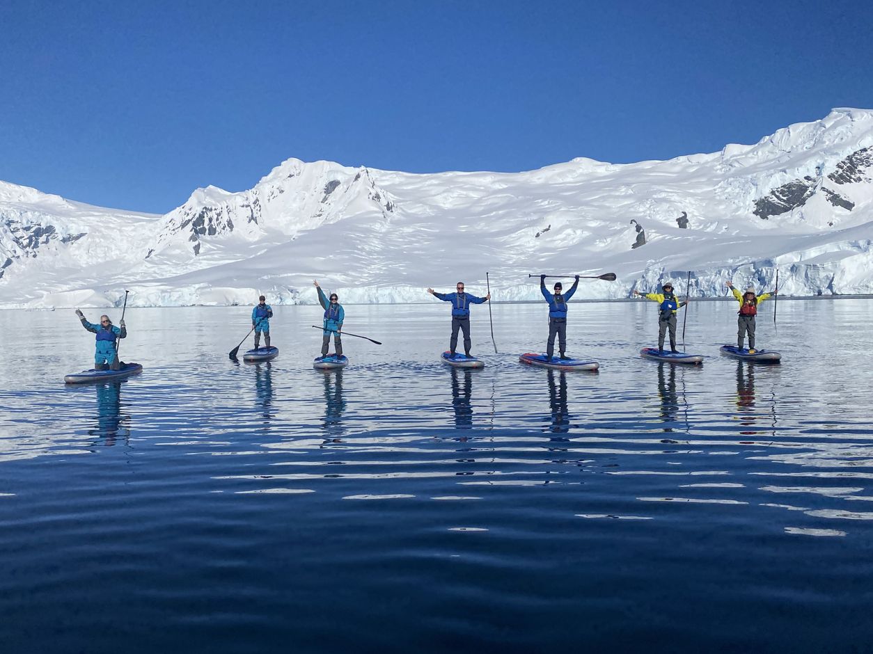 SUP op Antarctica