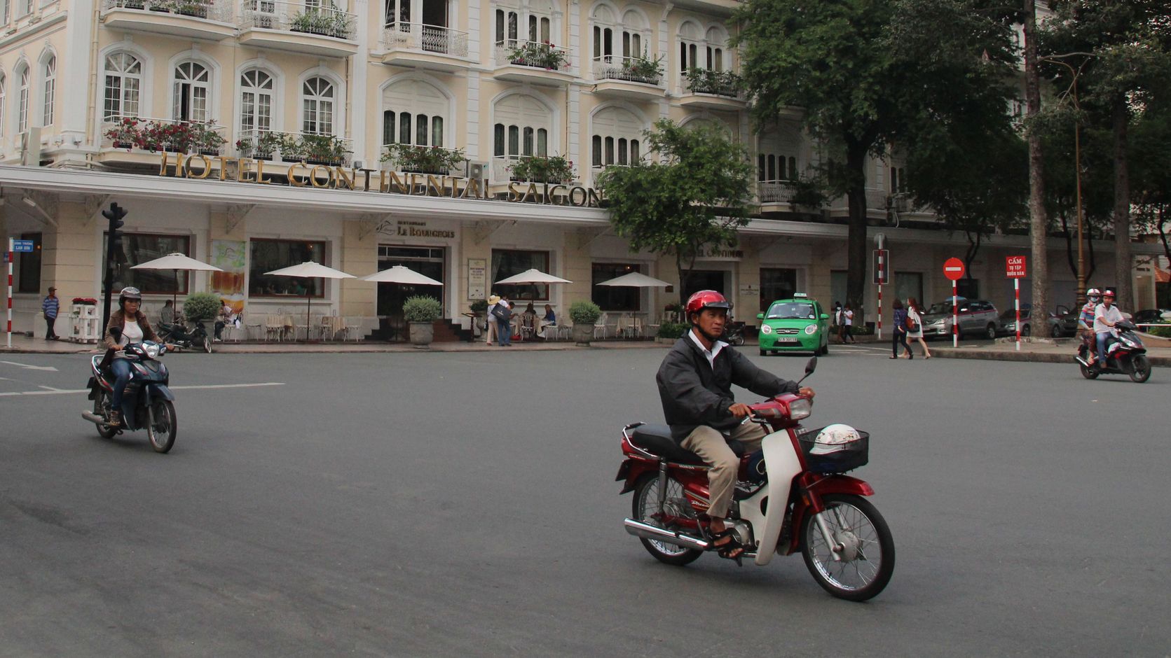 Straatbeeld Ho Chi Minh stad