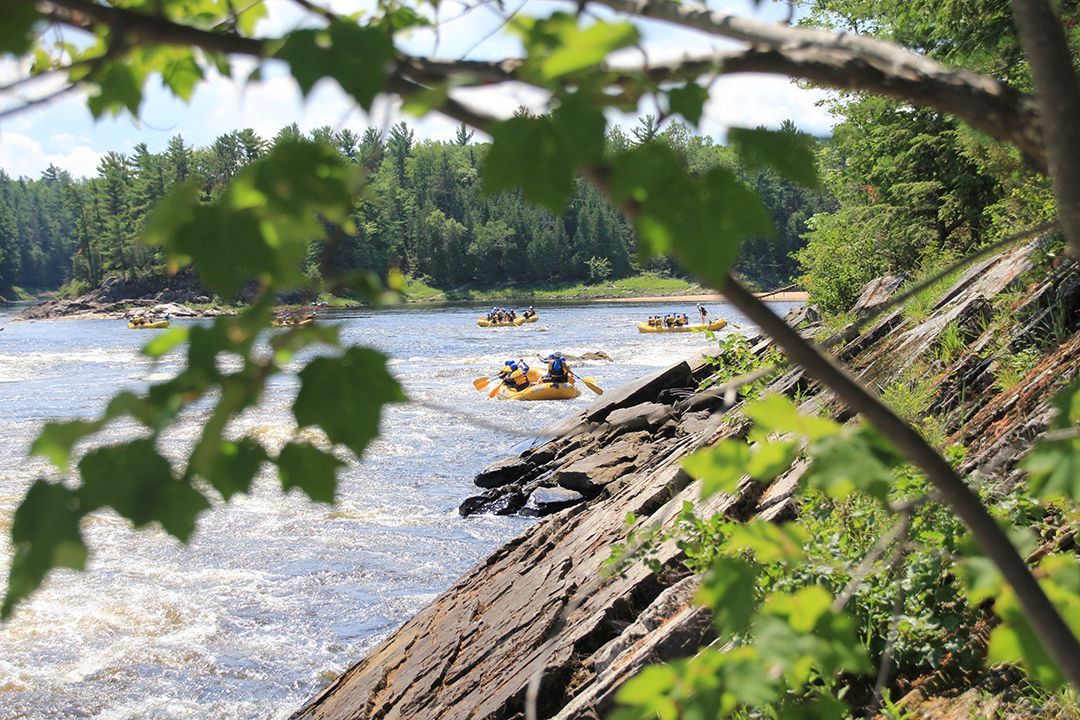 Rafters op de Ottawa River