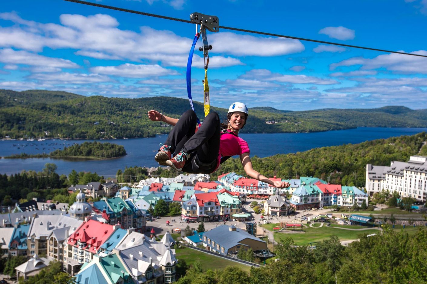 Ziplinen Mont Tremblant - Oost-Canada