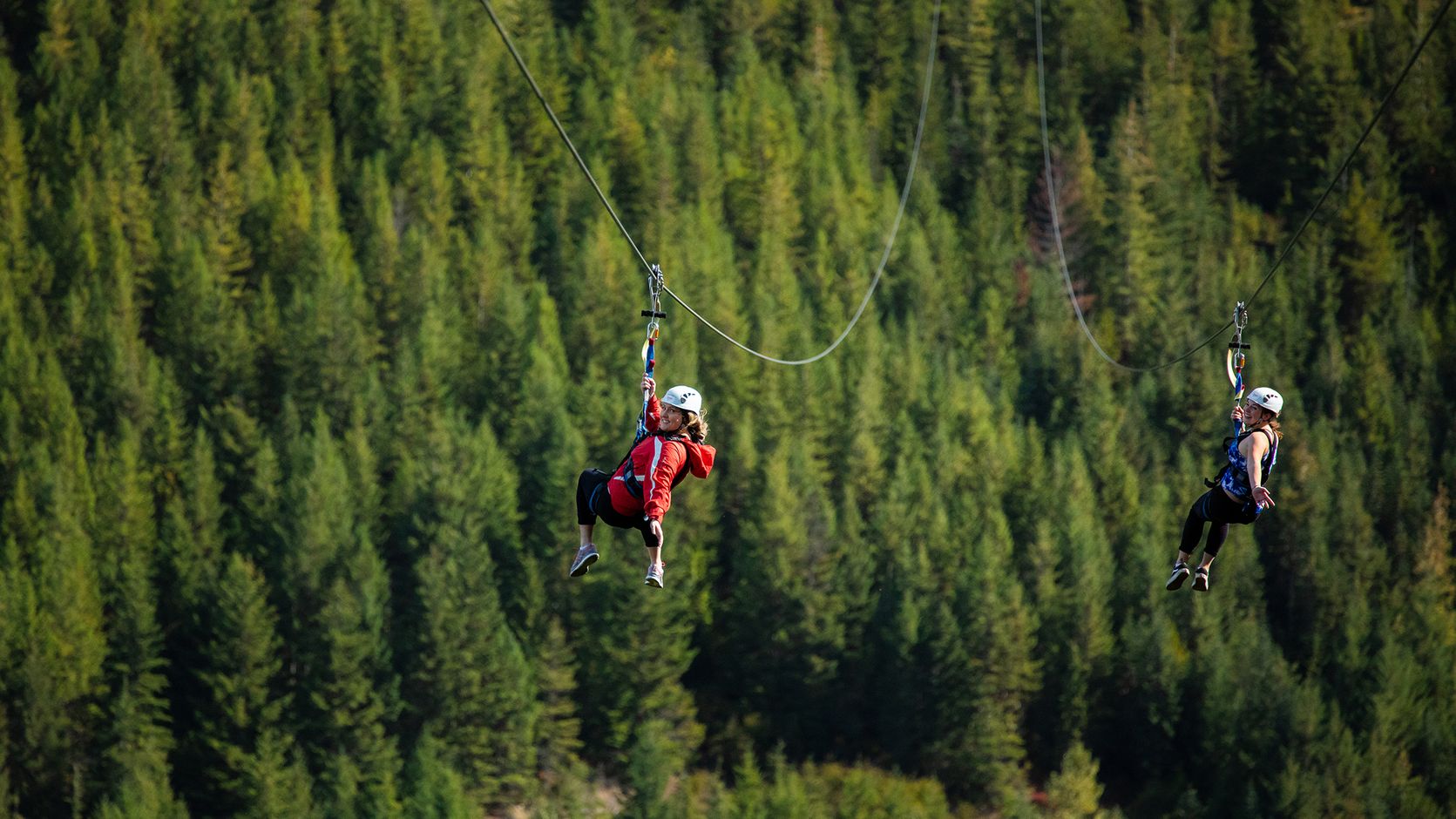 Ziplinen in Whistler