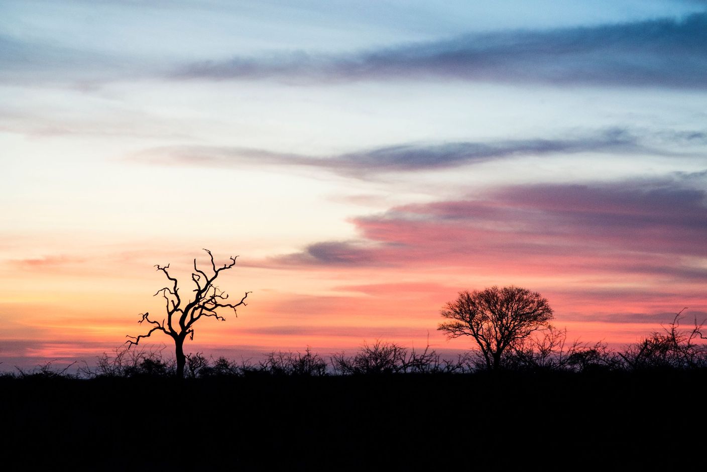 Zonsondergang Zuid-Afrika