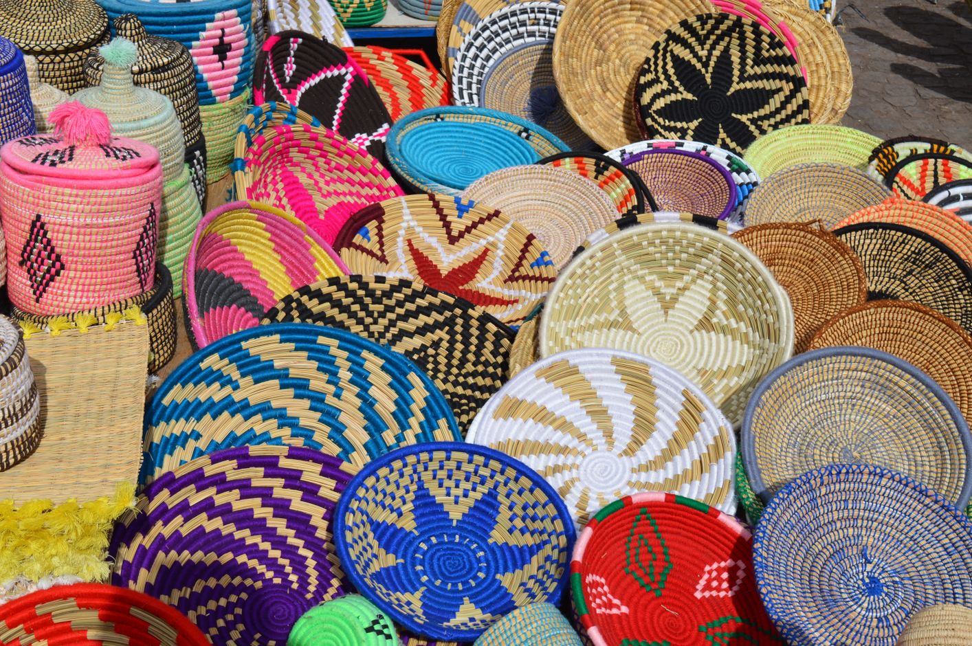 Vakwerk in marrakech marokko