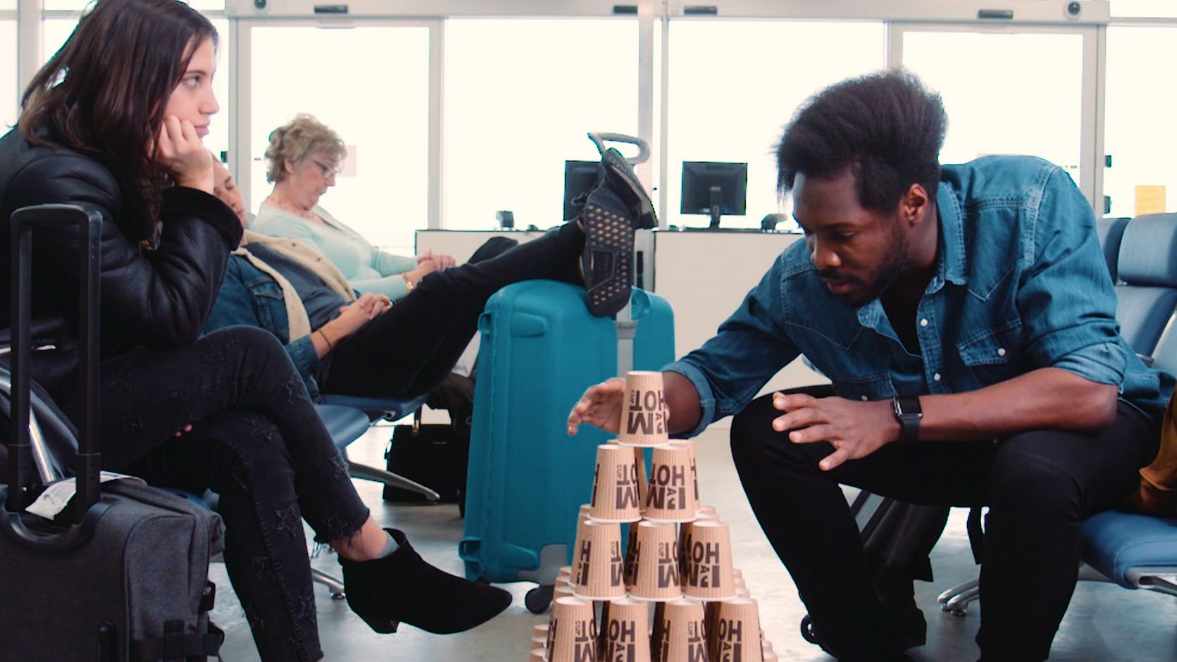 Niet meer wachten op de luchthaven