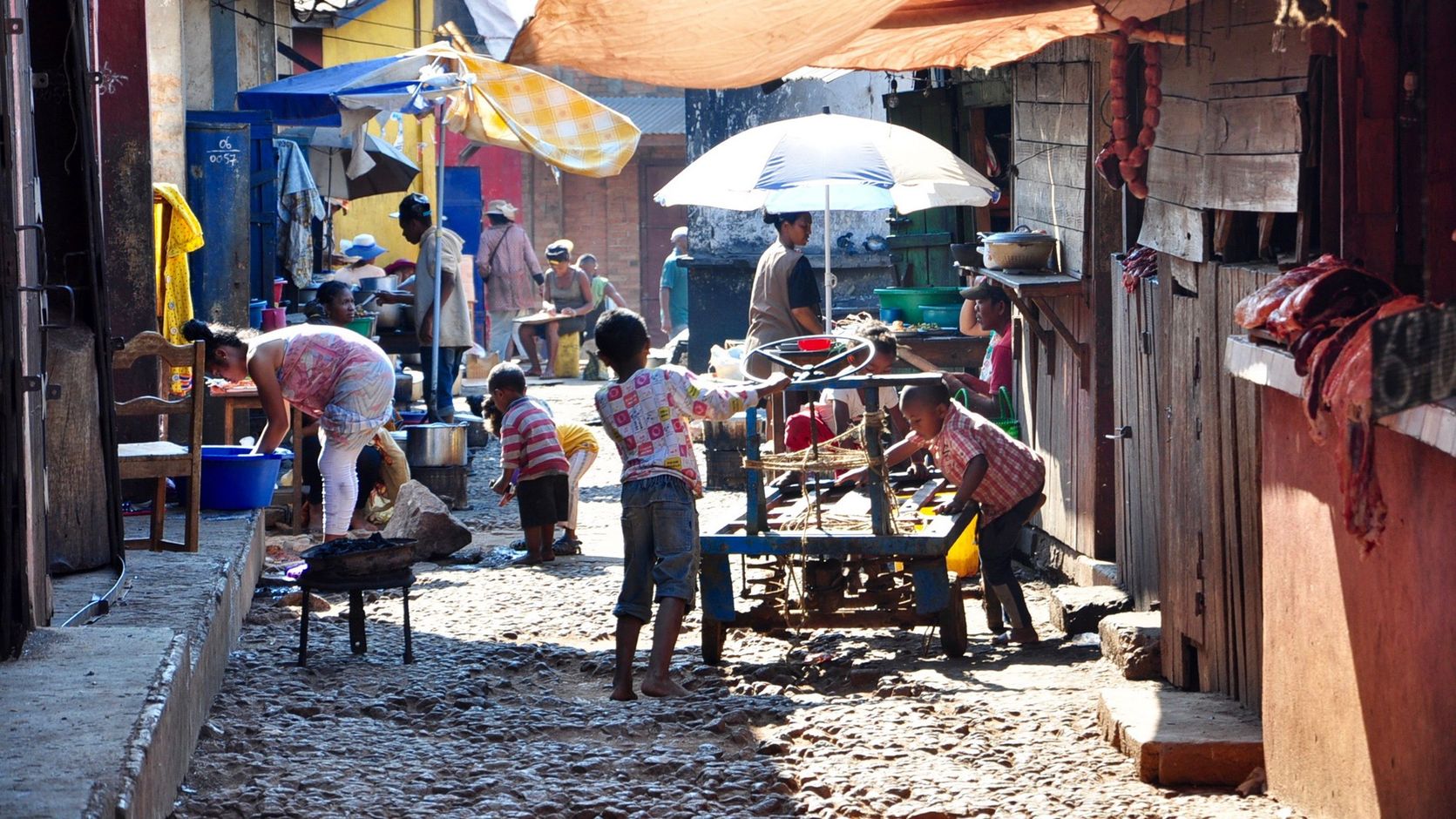 Madagaskar straatbeeld