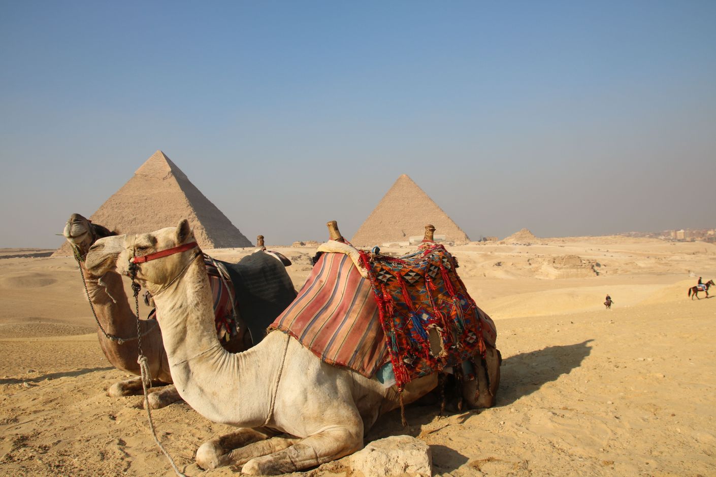 Groepsreis Egypte piramides van Gizeh in Caïro