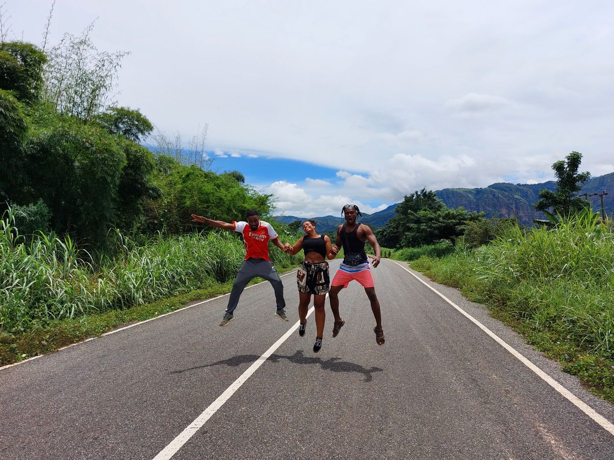Groepsreis Ghana onderweg