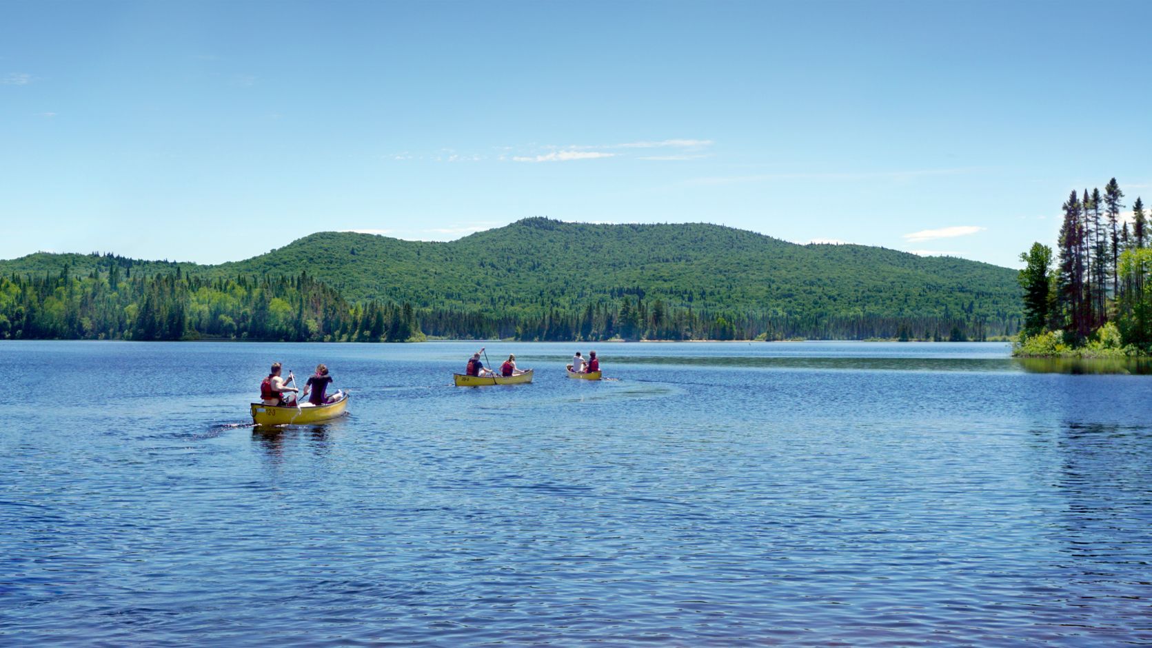  Kano Algonquin Park Oost-Canada rondreis Noord-Amerika